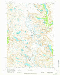 Downs Mountain Wyoming Historical topographic map, 1:24000 scale, 7.5 X 7.5 Minute, Year 1968