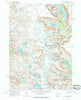 Downs Mountain Wyoming Historical topographic map, 1:24000 scale, 7.5 X 7.5 Minute, Year 1968