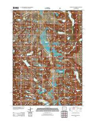 Downs Mountain Wyoming Historical topographic map, 1:24000 scale, 7.5 X 7.5 Minute, Year 2012