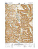 Downs Mountain Wyoming Current topographic map, 1:24000 scale, 7.5 X 7.5 Minute, Year 2015