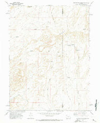 Dripping Rock Spring Wyoming Historical topographic map, 1:24000 scale, 7.5 X 7.5 Minute, Year 1970