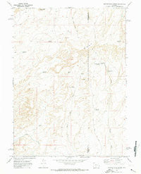 Dripping Rock Spring Wyoming Historical topographic map, 1:24000 scale, 7.5 X 7.5 Minute, Year 1970