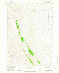 Dry Creek Reservoir Wyoming Historical topographic map, 1:24000 scale, 7.5 X 7.5 Minute, Year 1961