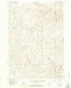 Dry Fork Ranch Wyoming Historical topographic map, 1:24000 scale, 7.5 X 7.5 Minute, Year 1953