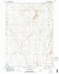 Duck Lake Wyoming Historical topographic map, 1:24000 scale, 7.5 X 7.5 Minute, Year 1970