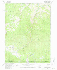 Dudley Creek Wyoming Historical topographic map, 1:24000 scale, 7.5 X 7.5 Minute, Year 1961