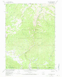 Dudley Creek Wyoming Historical topographic map, 1:24000 scale, 7.5 X 7.5 Minute, Year 1961
