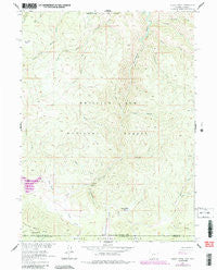 Dudley Creek Wyoming Historical topographic map, 1:24000 scale, 7.5 X 7.5 Minute, Year 1961