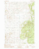 Duling Hill Wyoming Historical topographic map, 1:24000 scale, 7.5 X 7.5 Minute, Year 1984
