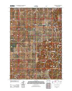 Duling Hill Wyoming Historical topographic map, 1:24000 scale, 7.5 X 7.5 Minute, Year 2012