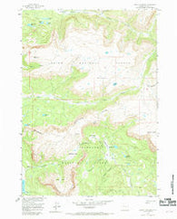 Dundee Meadows Wyoming Historical topographic map, 1:24000 scale, 7.5 X 7.5 Minute, Year 1956