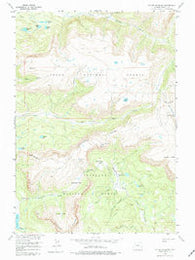 Dundee Meadows Wyoming Historical topographic map, 1:24000 scale, 7.5 X 7.5 Minute, Year 1956