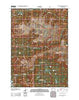 Dundee Meadows Wyoming Historical topographic map, 1:24000 scale, 7.5 X 7.5 Minute, Year 2012