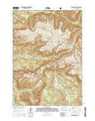 Dundee Meadows Wyoming Current topographic map, 1:24000 scale, 7.5 X 7.5 Minute, Year 2015
