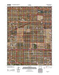 Durham Wyoming Historical topographic map, 1:24000 scale, 7.5 X 7.5 Minute, Year 2012
