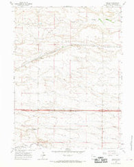 Durham Wyoming Historical topographic map, 1:24000 scale, 7.5 X 7.5 Minute, Year 1963