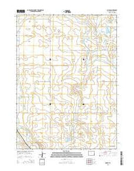 Duroc Wyoming Current topographic map, 1:24000 scale, 7.5 X 7.5 Minute, Year 2015