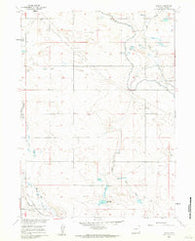 Duroc Wyoming Historical topographic map, 1:24000 scale, 7.5 X 7.5 Minute, Year 1960