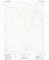 Duroc Wyoming Historical topographic map, 1:24000 scale, 7.5 X 7.5 Minute, Year 1960