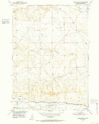 Dutch Nick Flat Wyoming Historical topographic map, 1:24000 scale, 7.5 X 7.5 Minute, Year 1951