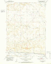 Dutch Nick Flat Wyoming Historical topographic map, 1:24000 scale, 7.5 X 7.5 Minute, Year 1951