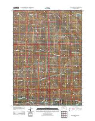 Dutch Nick Flat Wyoming Historical topographic map, 1:24000 scale, 7.5 X 7.5 Minute, Year 2012