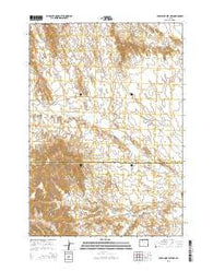 Dutch Nick Flat NW Wyoming Current topographic map, 1:24000 scale, 7.5 X 7.5 Minute, Year 2015