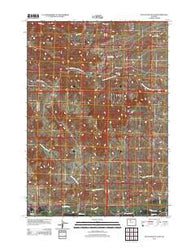 Dutch Nick Flat SW Wyoming Historical topographic map, 1:24000 scale, 7.5 X 7.5 Minute, Year 2012