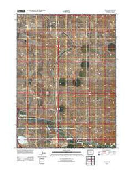 Dwyer Wyoming Historical topographic map, 1:24000 scale, 7.5 X 7.5 Minute, Year 2012