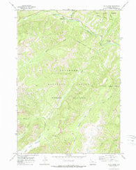 Eagle Creek Wyoming Historical topographic map, 1:24000 scale, 7.5 X 7.5 Minute, Year 1970
