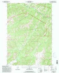 Eagle Creek Wyoming Historical topographic map, 1:24000 scale, 7.5 X 7.5 Minute, Year 1991