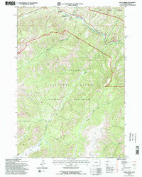 Eagle Creek Wyoming Historical topographic map, 1:24000 scale, 7.5 X 7.5 Minute, Year 1991