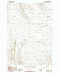 Eagle Pass Wyoming Historical topographic map, 1:24000 scale, 7.5 X 7.5 Minute, Year 1985