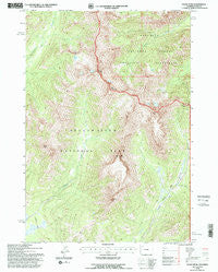 Eagle Pass Wyoming Historical topographic map, 1:24000 scale, 7.5 X 7.5 Minute, Year 1991
