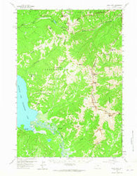 Eagle Peak Wyoming Historical topographic map, 1:62500 scale, 15 X 15 Minute, Year 1959