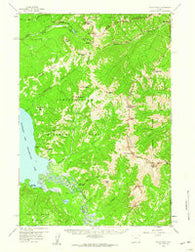 Eagle Peak Wyoming Historical topographic map, 1:62500 scale, 15 X 15 Minute, Year 1959
