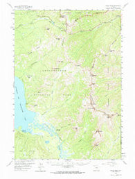 Eagle Peak Wyoming Historical topographic map, 1:62500 scale, 15 X 15 Minute, Year 1959