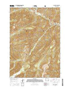 Eagle Creek Wyoming Current topographic map, 1:24000 scale, 7.5 X 7.5 Minute, Year 2015