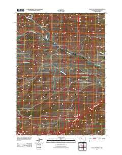 Eagle Nest Ranch Wyoming Historical topographic map, 1:24000 scale, 7.5 X 7.5 Minute, Year 2012