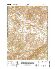 Eagle Nest Ranch Wyoming Current topographic map, 1:24000 scale, 7.5 X 7.5 Minute, Year 2015