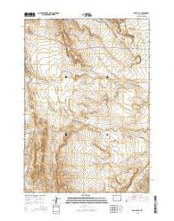 Eagle Pass Wyoming Current topographic map, 1:24000 scale, 7.5 X 7.5 Minute, Year 2015
