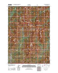 Eagle Peak Wyoming Historical topographic map, 1:24000 scale, 7.5 X 7.5 Minute, Year 2012