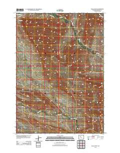 Eagle Point Wyoming Historical topographic map, 1:24000 scale, 7.5 X 7.5 Minute, Year 2012