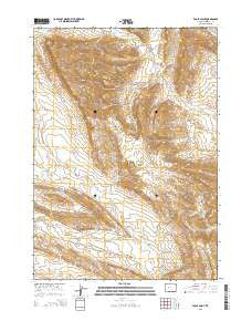 Eagle Point Wyoming Current topographic map, 1:24000 scale, 7.5 X 7.5 Minute, Year 2015