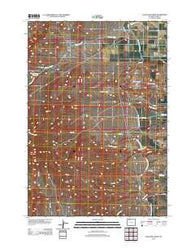 Eaglenest Basin Wyoming Historical topographic map, 1:24000 scale, 7.5 X 7.5 Minute, Year 2012