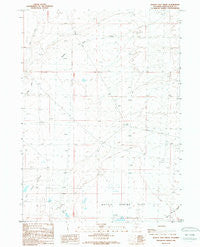 Eagles Nest Draw Wyoming Historical topographic map, 1:24000 scale, 7.5 X 7.5 Minute, Year 1988