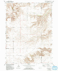 Eagles Nest Wyoming Historical topographic map, 1:24000 scale, 7.5 X 7.5 Minute, Year 1951