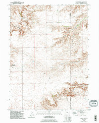 Eagles Nest Wyoming Historical topographic map, 1:24000 scale, 7.5 X 7.5 Minute, Year 1990