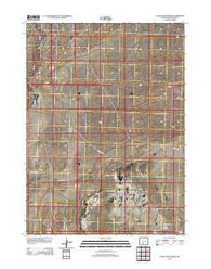 Eagles Nest Draw Wyoming Historical topographic map, 1:24000 scale, 7.5 X 7.5 Minute, Year 2012