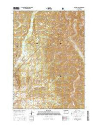 East Fork Basin Wyoming Current topographic map, 1:24000 scale, 7.5 X 7.5 Minute, Year 2015